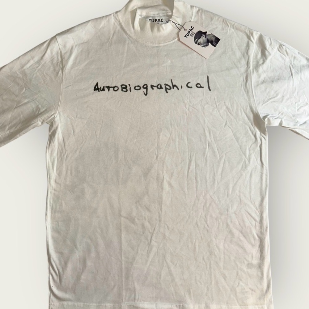 Autobiographical Tupac VFiles White Longsleeve Tee XL